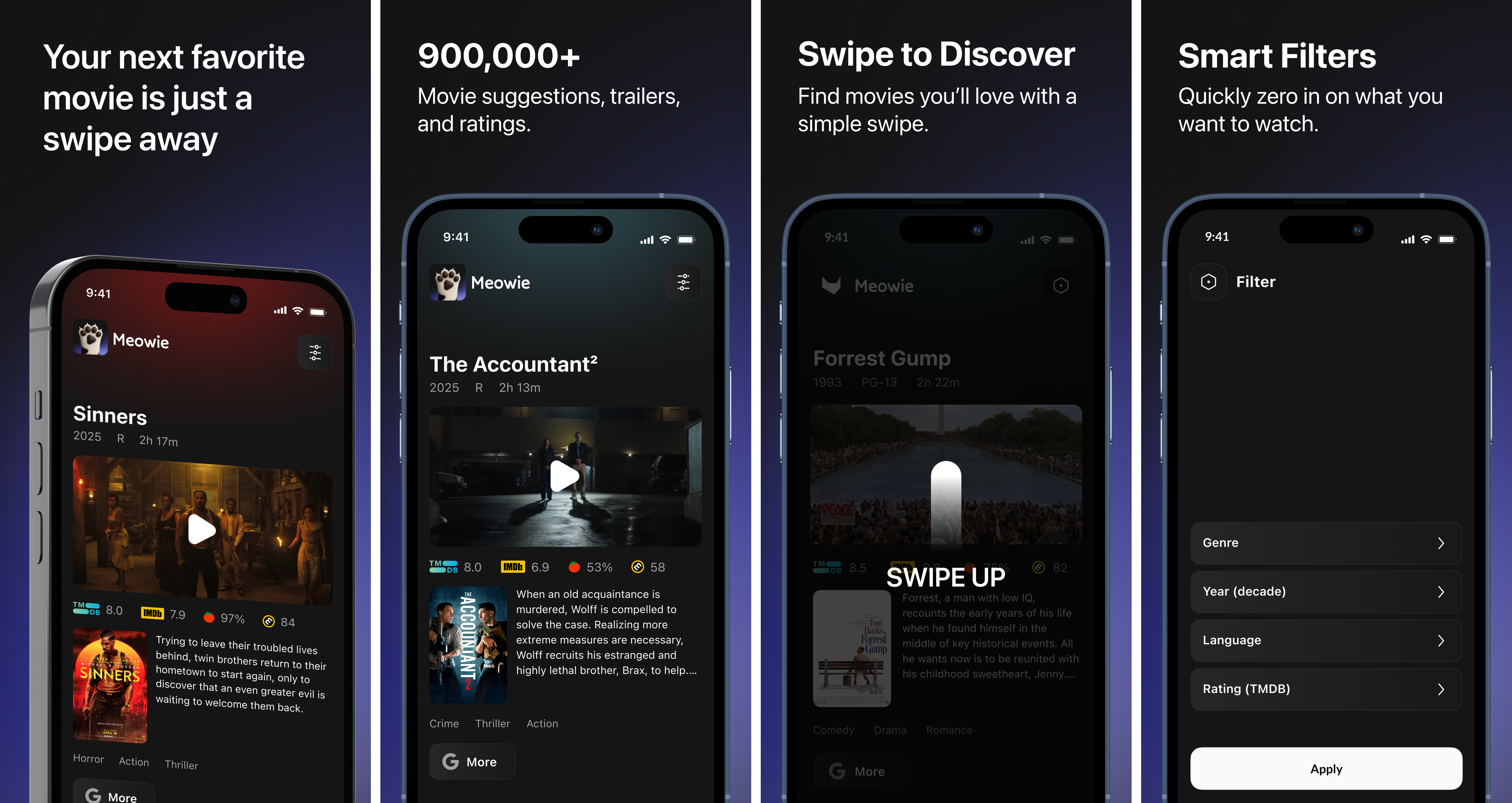 Home Screen Trending Movies and TV Series Demo